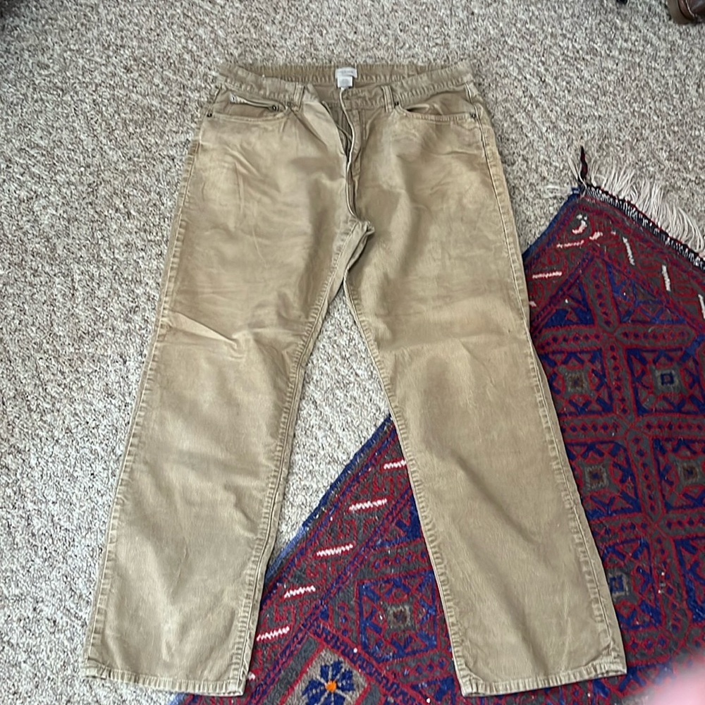 Gap corduroy jeans 35 inch waist 30 inch length